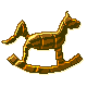 Series 1 - Gold toy horse