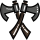 KRUM - Edge Of Darkness badge Level 5: Axes
