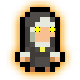 Zero Stress King: Idle Defense badge Foil: Raging Nun