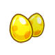 Series 1 - Pair of golden eggs