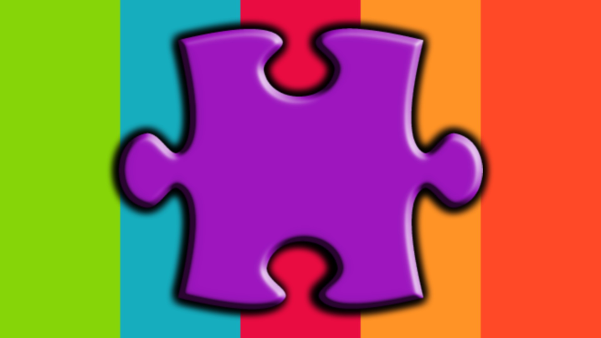 pixel puzzle badge foil