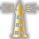 Series 1 - Gold Lighthouse