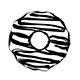 Striped doughnut