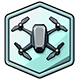 Copter and Sky badge Level 3: Drone lvl 3
