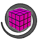 Series 1 - Purple Spiral Cube