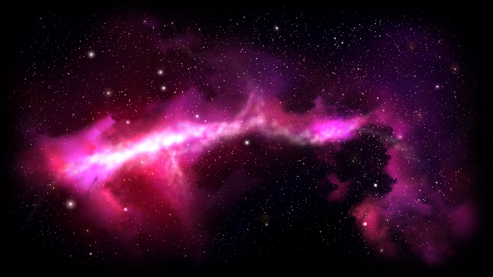 Pink Space Background