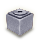 Series 1 - Silver cube key