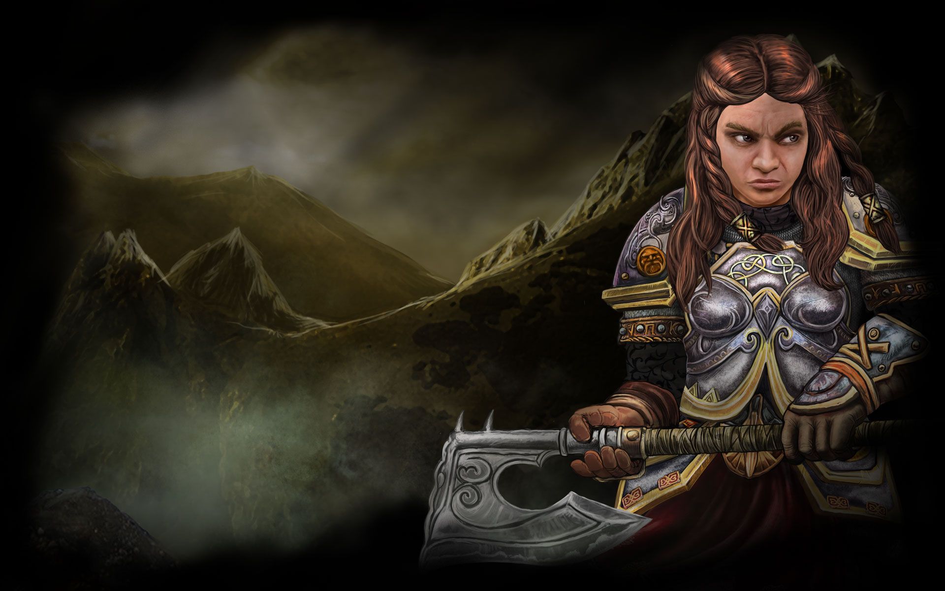 Illyriad - Dwarf Female Background.