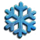 Series 1 - Blue snowflake