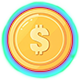 Market Tycoon badge Foil: Golden Coin