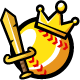 Series 1 - Golden Baseball Badge