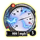 FlatOut badge Foil: Gotta Go Fast