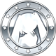 Series 1 - Silver Miku badge