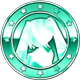 Series 1 - Green Miku badge