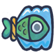 Flotsam badge Level 2: Bottle Fish
