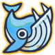 Flotsam badge Foil: Majestic Whale