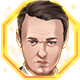 NALOGI 2 badge Foil: Alexei Navalny