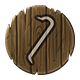 DYSMANTLE badge Level 1: Wood