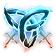 Gordian Quest badge Foil: Hero