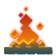 The Last Campfire badge Level 2: A Campfire Restored