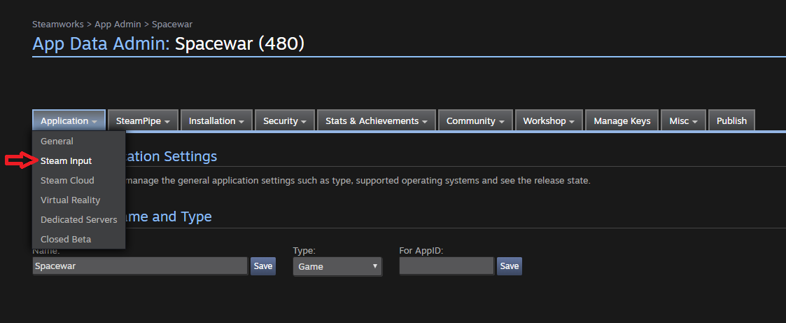 Configuração de transmissão (documentação do Steamworks)