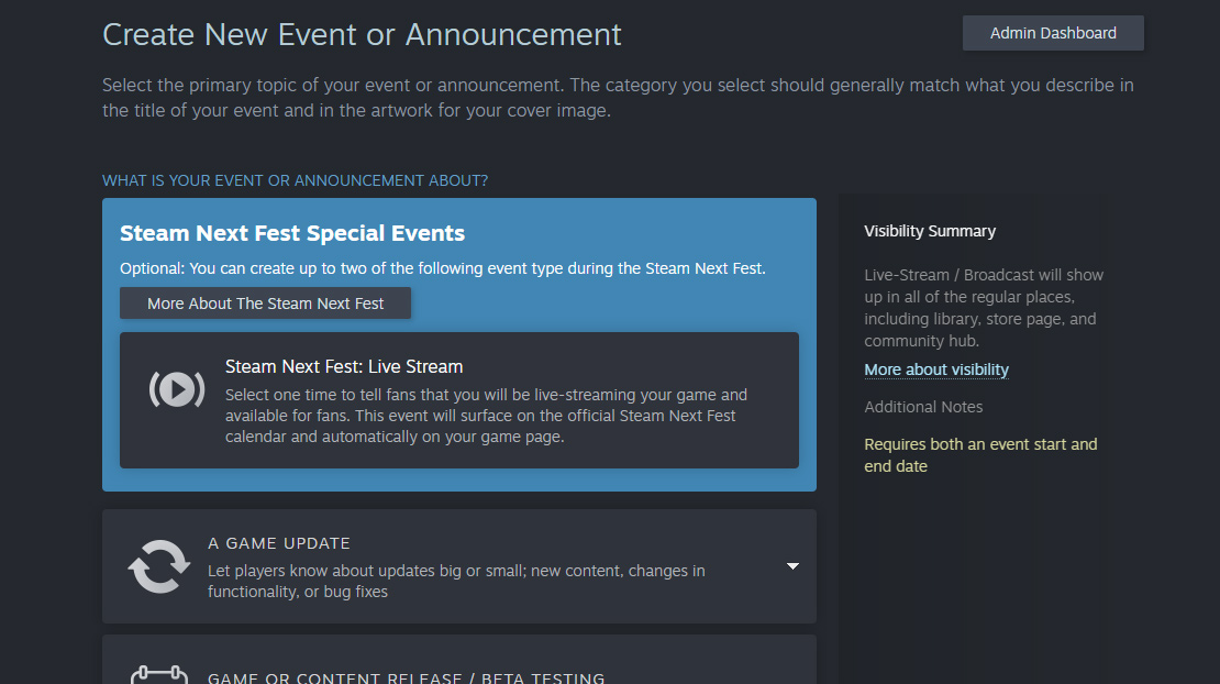 Steam :: Steamworks Development :: 2023 Official Steam Sales and Fests  Schedule