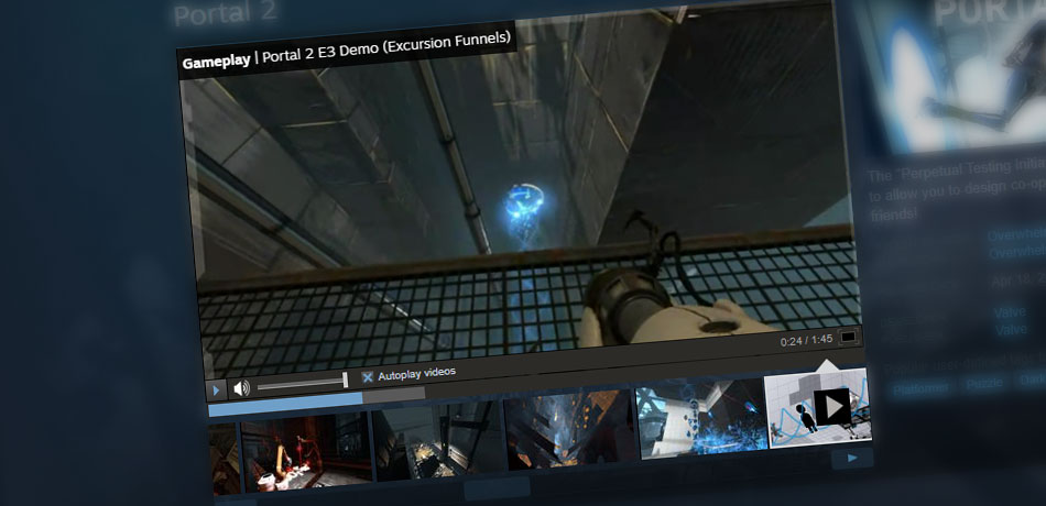 Valve updates Steam store pages to reduce the number of trailers you see