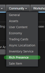 Enhanced Rich Presence (Steamworks Documentation)