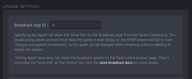 Setting Up A Stream Steamworks Documentation