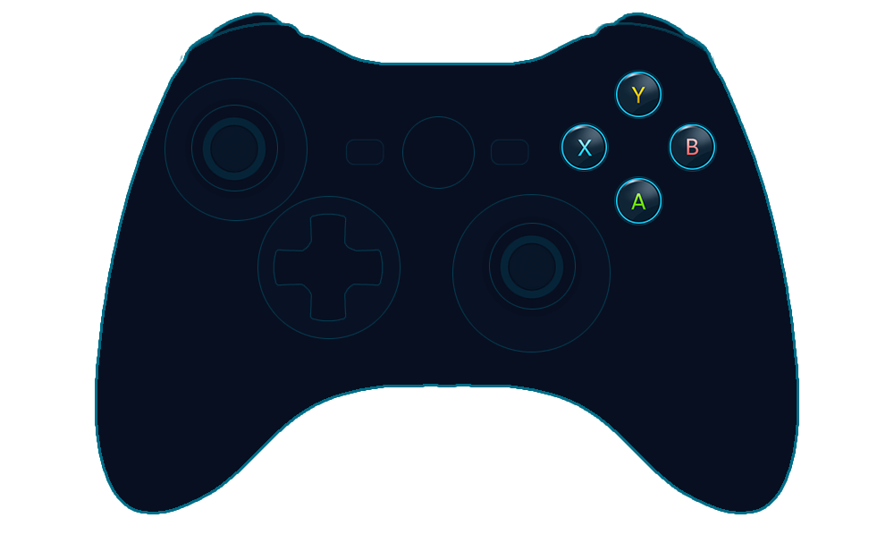 xbox 360 controller black png