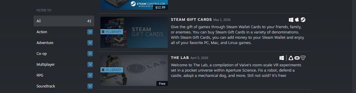 ホームページの例 Steamworks ドキュメント